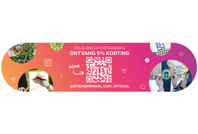 Volg ons op Instagram en ontvang 5% korting!