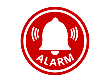 Alarm rood rond
