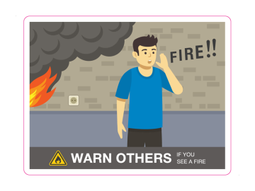Warn others illustratie