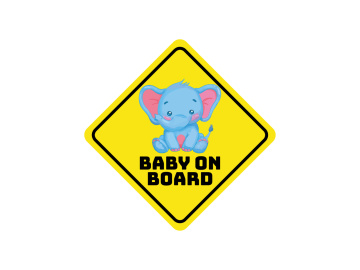 Baby on Board Olifant