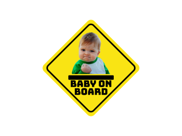 Baby on Board Baby vuist