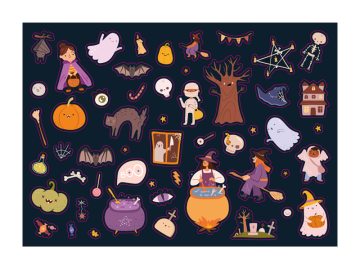 Feestdagen Halloween vel spooky