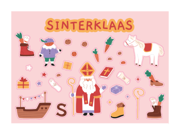 Feestdagen vel Sinterklaas, Piet en paard