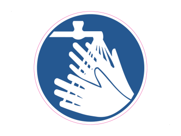 Handen wassen verplicht