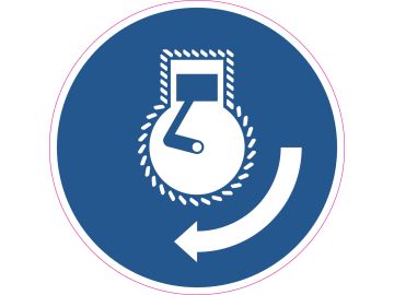 Start de motor (startsequentie voor reddingsboten)