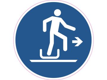 Verlaat de slee rodelbaan aan de rechterkant