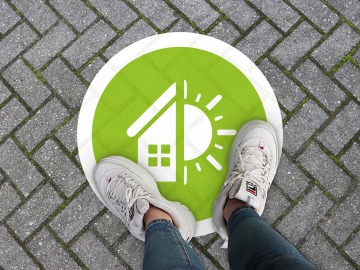 Outdoor vloerstickers