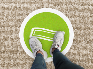 Vloerstickers voor tapijt