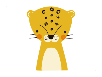 Muursticker Cheetah