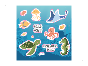 Stickervel onderwater 02