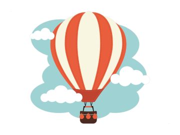 Muursticker luchtballon