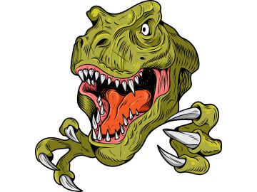 Muursticker dinosaurus