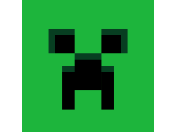 Muursticker minecraft creeper