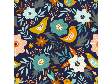 Muursticker vogel achtergrond