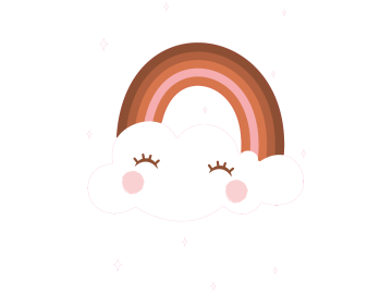 Muursticker regenboog