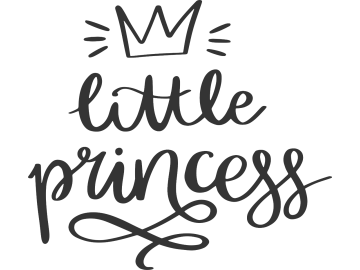 Muursticker little princess