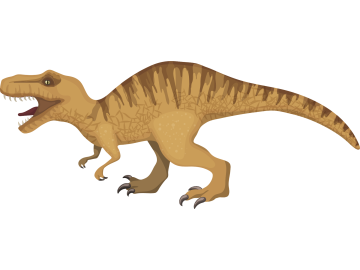 Muursticker dinosaurus t-rex