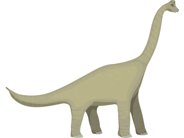 Muursticker dinosaurus 6