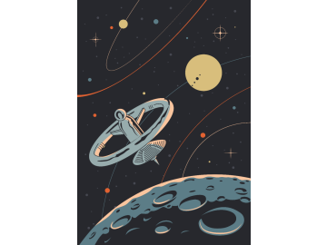 Muursticker ruimte art 3