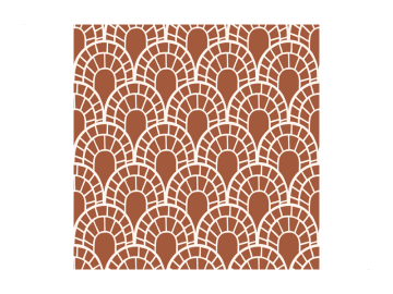 Muursticker bloemenpatroon