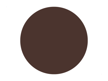 Muursticker cirkel bruin