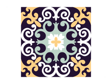 Muursticker patroon #04