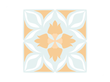 Muursticker patroon #51