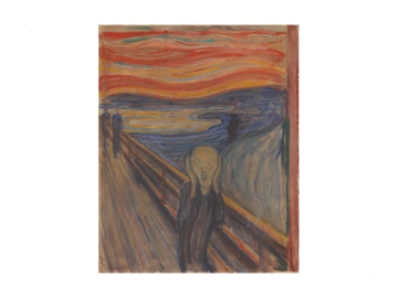 Muursticker de schreeuw