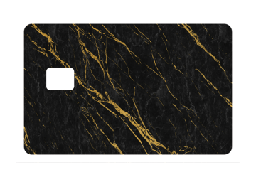 Pinpas zwart goud marmer