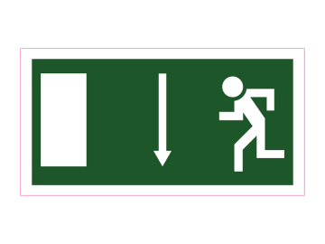 Redding nooduitgang beneden