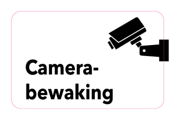 Camera bewaking simpel wit