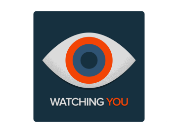 Camera bewaking watching you oog