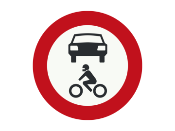 Gesloten voor alle motorvoertuigen