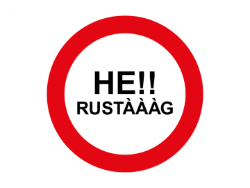 Einde rijbaan of -strook voor vrachtauto’s en lijnbussen